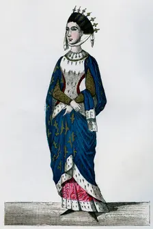 Margaret of Provence, queen consort of Louis IX of France, 13th century (1882-1884)