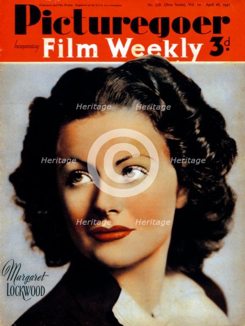 Margaret Lockwood (1916-1990), British actress, 1941. Artist: Unknown