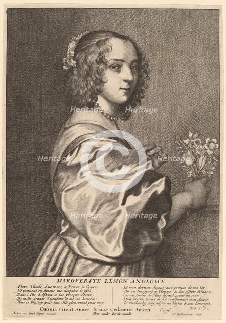 Margaret Lemon, 1646. Creator: Wenceslaus Hollar.