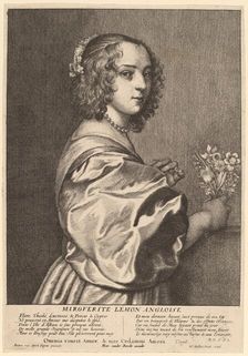 Margaret Lemon, 1646. Creator: Wenceslaus Hollar