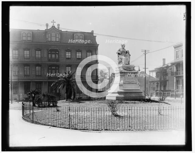 Margaret Monument, New Orleans, c.between 1890 and 1901. Creator: Unknown.