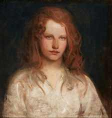 Margaret McKittrick, about 1903. Creator: Abbott Handerson Thayer