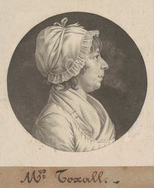 Margaret Smith Foxall, 1806. Creator: Charles Balthazar Julien Févret de Saint-Mémin