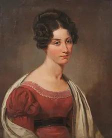Margaret Seton (1805-1870), born in Scotland, active in Sweden, married to Baron Colonel..., 1826. Creator: Johan Gustaf Sandberg