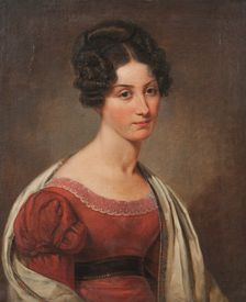 Margaret Seton (1805-1870), born in Scotland, active in Sweden, married to Baron Colonel..., 1826. Creator: Johan Gustaf Sandberg