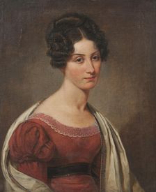 Margaret Seton (1805-1870), born in Scotland, active in Sweden, married to Baron Colonel..., 1826. Creator: Johan Gustaf Sandberg
