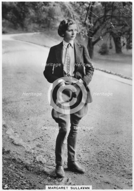 Margaret Sullavan, American stage and film actress, c1938. Artist: Unknown