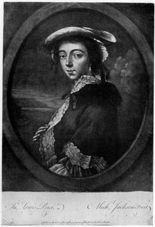 Margaret Peg Woffington (1720-1760), Irish actress, 18th century (1905).Artist: Jackson