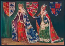 Margaret, Princess of Wales, 1410. Joice, Lady Tiptoft, 1460 1926. Artist: Herbert Norris