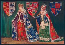 Margaret, Princess of Wales, 1410. Joice, Lady Tiptoft, 1460 1926. Artist: Herbert Norris