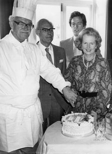 Margaret Thatcher celebrates her 53rd birthday, Grand Hotel, 13th October 1978