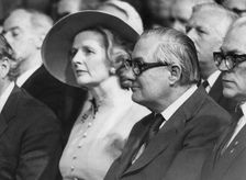 Margaret Thatcher and James Callaghan, 29th March 1979. Creator: Unknown
