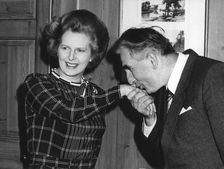 Margaret Thatcher and Polish Foreign Minister Jozef Czyrek at 10 Downing Street, 20th June 1981