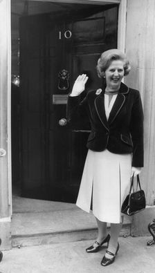 Margaret Thatcher at Downing Street for a garden party given by James Callaghan, 4th July 1978