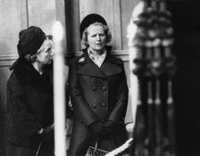 Margaret Thatcher pays her last respects to Cardinal Heenan, London, 12th November 1975