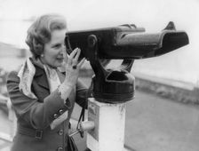 Margaret Thatcher taking a break from the Conservative Party Conference, Brighton, 11th October 1978