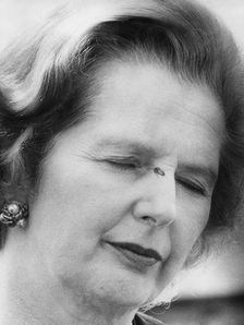 Margaret Thatcher visiting Mullard Radio Astronomy Observatory, 28th August 1980