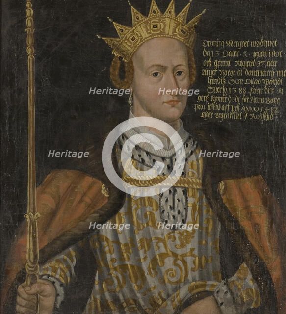 Margareta, 1353-1412, Queen of Denmark, Norway and Sweden, c14th century. Creator: Anon.