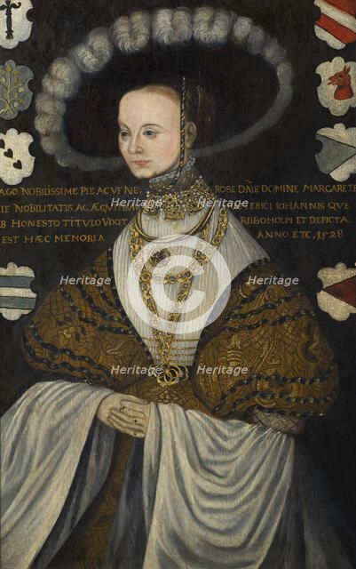 Margareta Eriksdotter, Gustaf Vasa's sister, copy of a painting of 1528. Creator: Unknown.