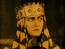 Margarete Schön als Kriemhild in the Film "Die Nibelungen: Kriemhild's Revenge" by Fritz Lang, 1924. Creator: Anonymous
