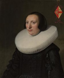 Margaretha van Clootwijk (born about 1580/81, died 1662), Wife of Jacob van Dalen, 1639. Creator: Michiel van Mierevelt