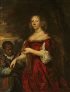 Margaretha van Raephorst (d 1690). Wife of Cornelis Tromp, 1668. Creator: Jan Mytens