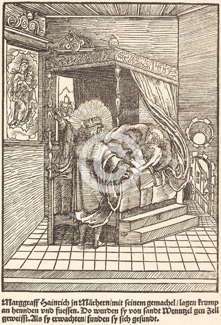 Marggraff Hainrich in Marhern ..., c. 1503. Creator: Master of the Legend Scenes.