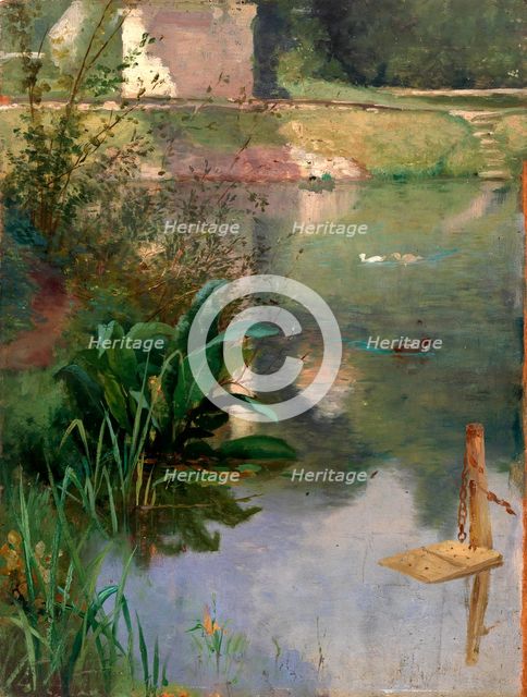 Margin of a Moat, late 19th-early 20th century. Creator: Eliphalet Frazer Andrews.