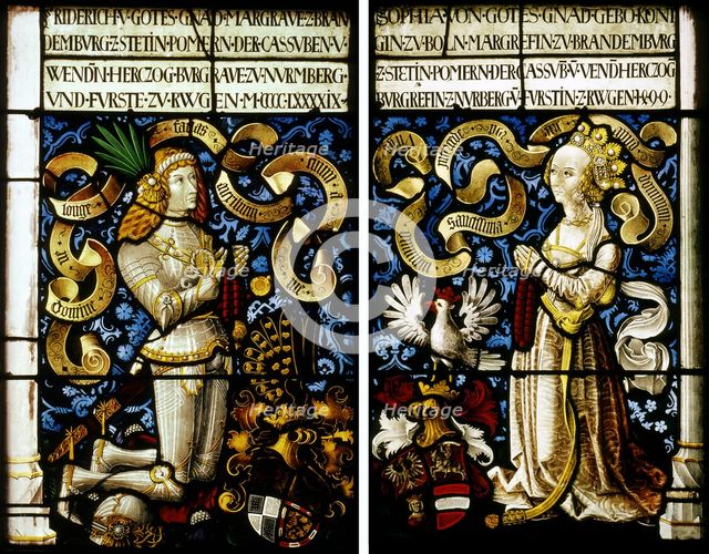 Margrave Frederick of Brandenburg-Ansbach (1460–1536) and his wife Sophia Jagiellon (1464–1512), 149 Artist: Kamberger, Hans (active before 1507)