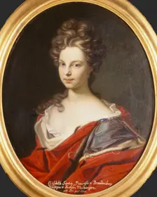 Margravine Elisabeth Sophie of Brandenburg (1674-1748), Duchess of Courland, 1691. Creator: Romandon, Gedeon (1667-1697)