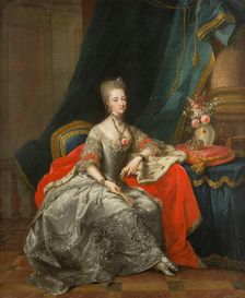 Margravine Philippine of Brandenburg-Schwedt (1745-1800), Landgravine of Hesse-Kassel , 1774. Creator: Tischbein, Johann Heinrich, the Elder (1722-1789)