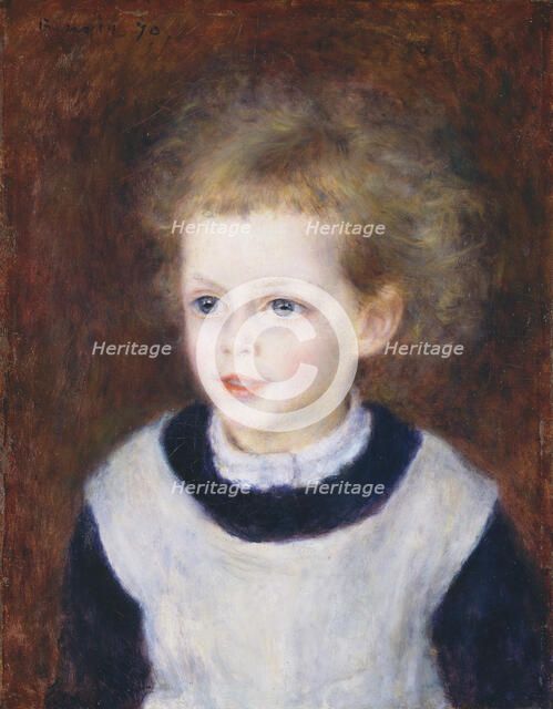 Marguerite-Thérèse (Margot) Berard (1874-1956), 1879. Creator: Pierre-Auguste Renoir.