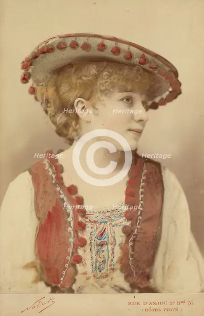 Marguerite Ugalde, 1883. Creator: Paul Nadar.