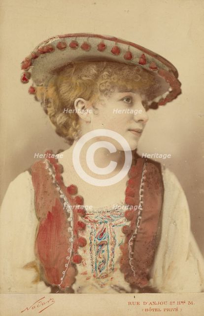 Marguerite Ugalde, 1883. Creator: Paul Nadar.