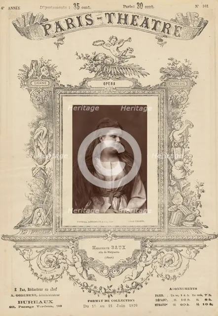 Marguerite Baux, 1876. Creator: Franck.