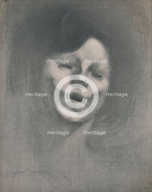 'Marguerite Carriere', 1901, (1946). Artist: Eugene Carriere.