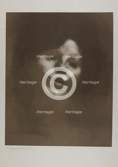 Marguerite Carrière, 1901. Creator: Eugene Carriere.