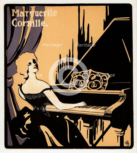 Marguerite Cornille, French music hall singer, late 19th century. Artist: Unknown