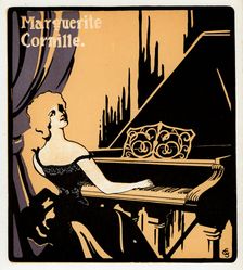 Marguerite Cornille, French music hall singer, late 19th century