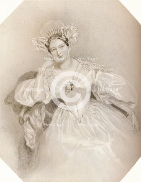 'Marguerite Countess of Blessington', c1834. Artist: Henry Thomas Ryall.