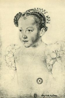 Marguerite de Valois, 1557, (1943). Creator: Francois Clouet