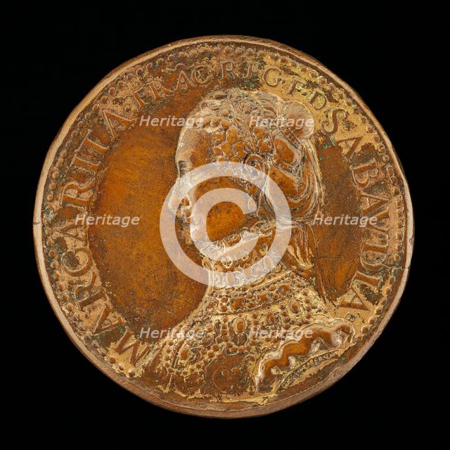 Marguerite de France, died 1574, Wife of Emanuele Filiberto 1559 [reverse]. Creator: Alessandro Cesati.