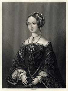 Marguerite de Navarre, Queen Consort of Henry II of Navarre, (1864). Artist: John James Hinchcliff