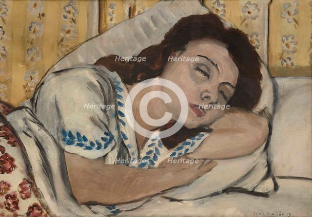 Marguerite endormie, 1920. Creator: Matisse, Henri (1869-1954).