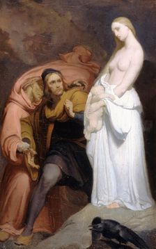 Marguerite holding her dead child, c1846. Creator: Ary Scheffer