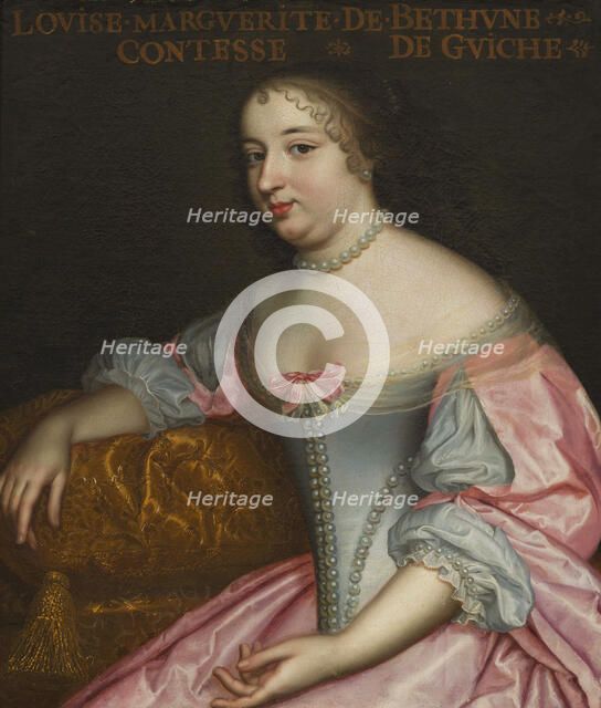 Marguerite Louise Suzanne de Béthune (1643-1726), Comtesse de Guiche, Duchesse de Lude, ca 1665. Creator: Anonymous.