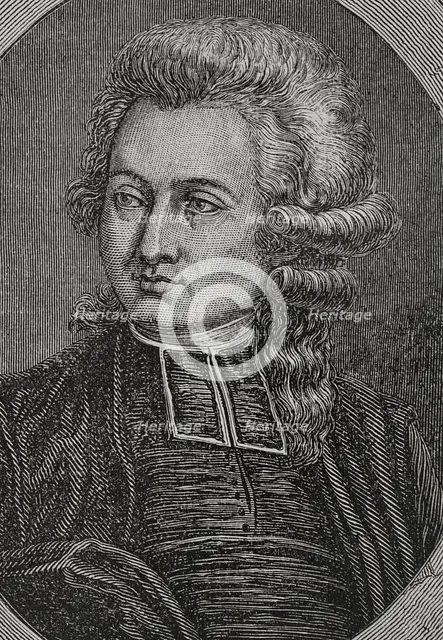 Marguerite-Louis-François Duport-Dutertre (1754-1793), French lawyer, Minister of Justice, 1876.  Creator: Pannemaker.