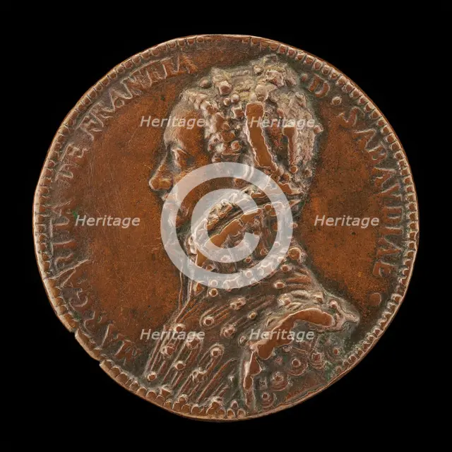 Marguerite of France, 1523-1574, Duchess of Savoy [reverse], 16th century. Creator: Unknown.