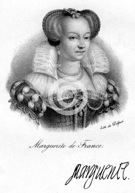 Marguerite of France.Artist: Delpech