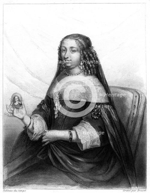 Marguerite of Lorraine, Duchess of Orleans (1615-1672).Artist: Brasch